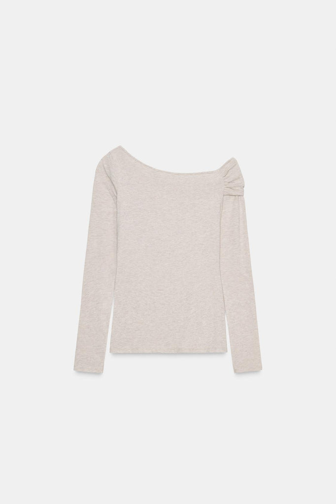 CAMISOLA DECOTE ASSIMÉTRICO