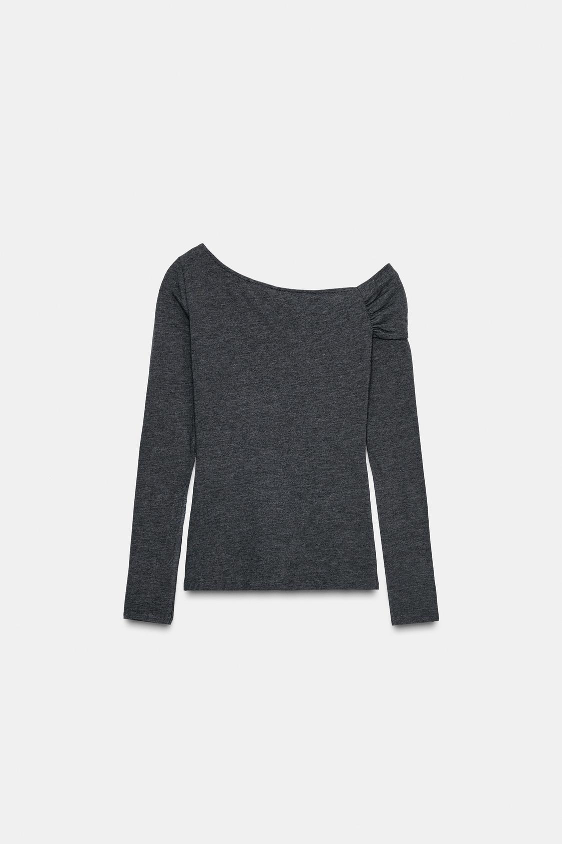 CAMISOLA DECOTE ASSIMÉTRICO
