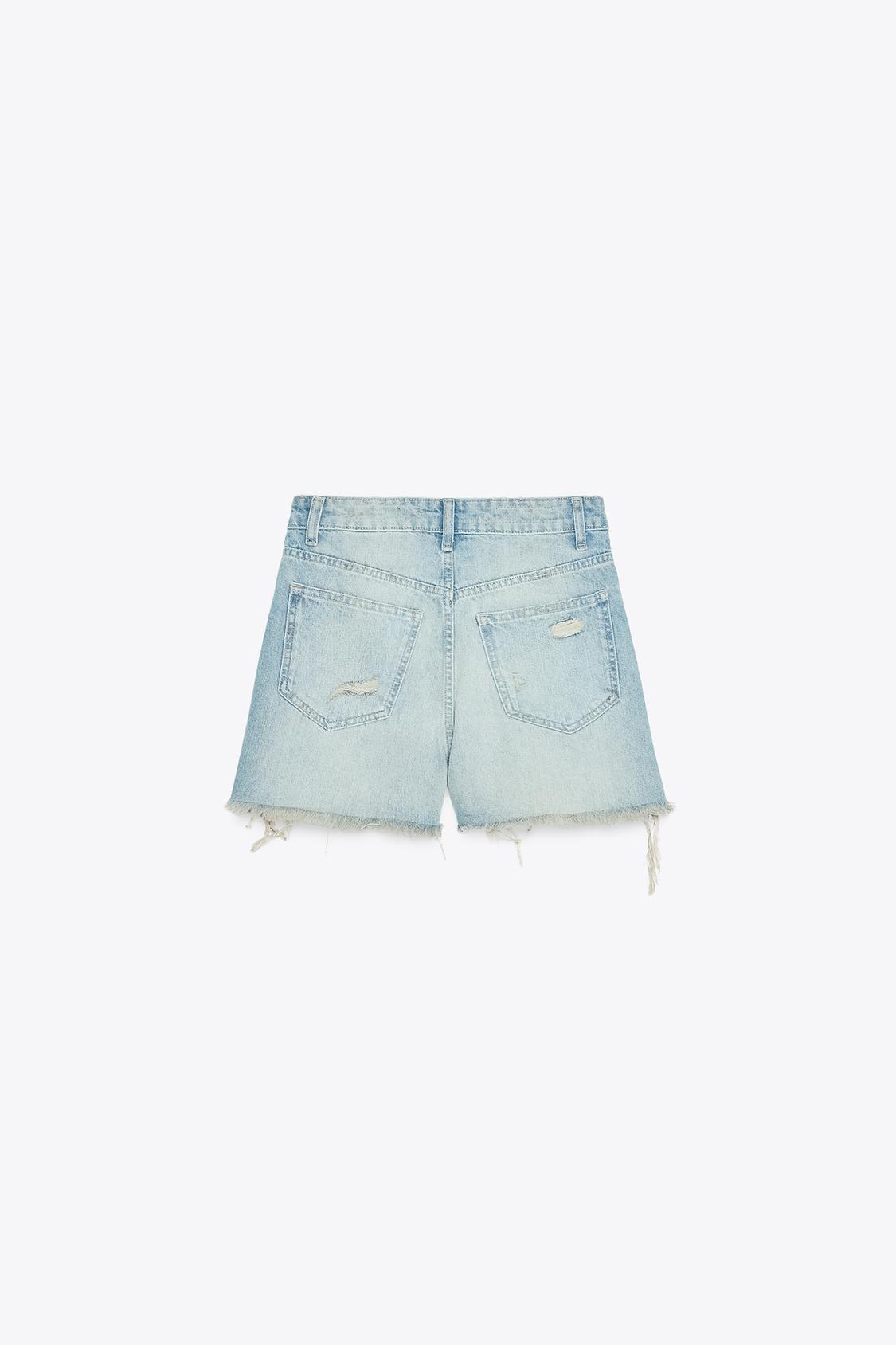 CALÇÕES DENIM MOM FIT CINTURA CRUZADA