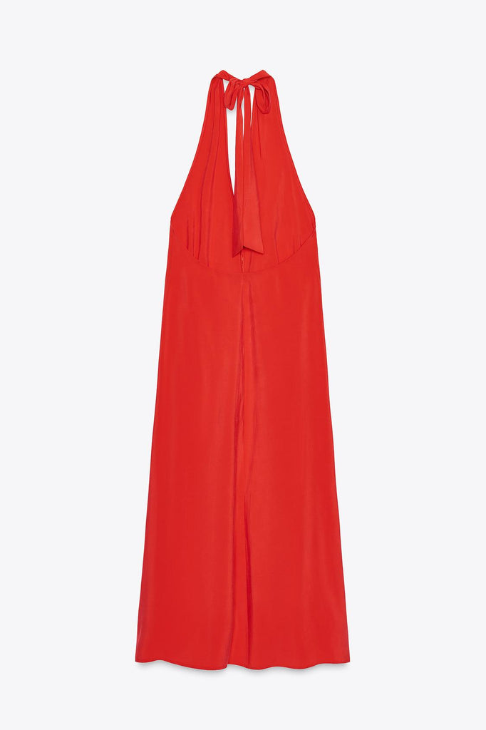 VESTIDO MIDI HALTER