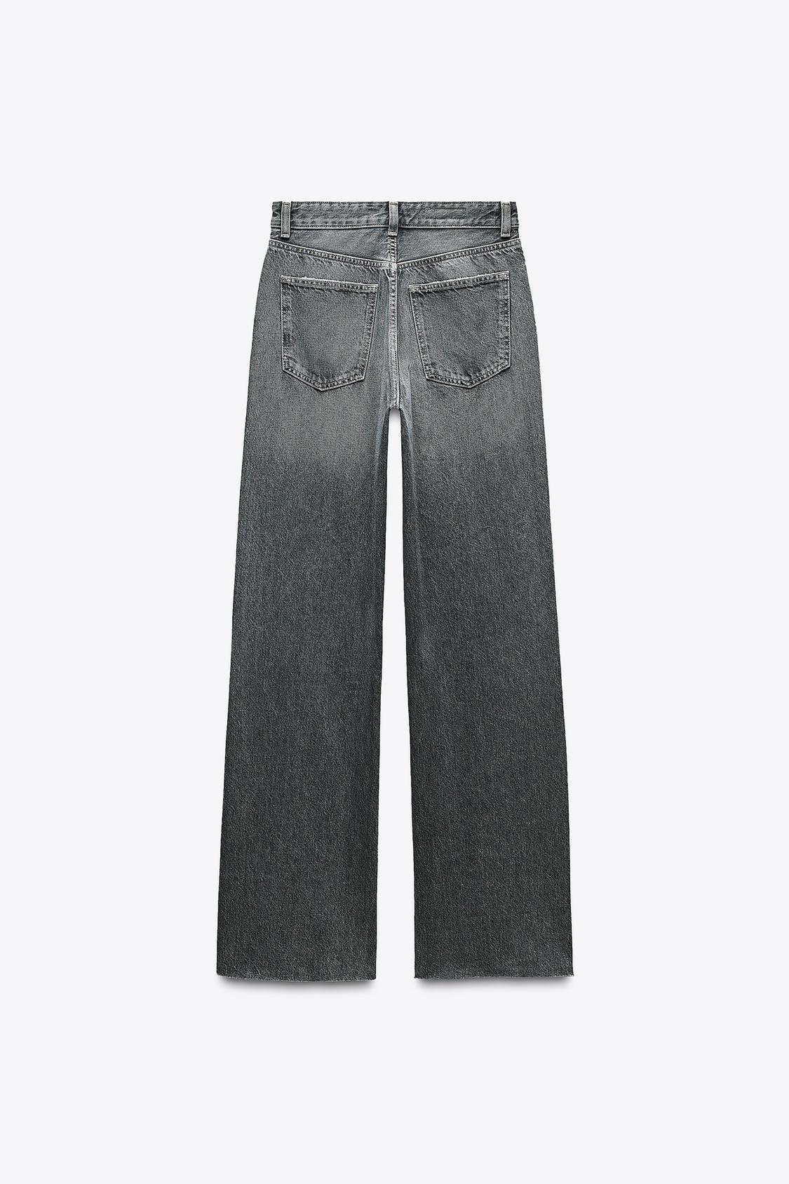 CALÇAS DE GANGA WIDE LEG CINTURA SUBIDA