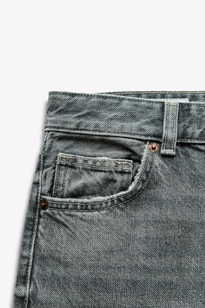 CALÇAS DE GANGA WIDE LEG CINTURA SUBIDA