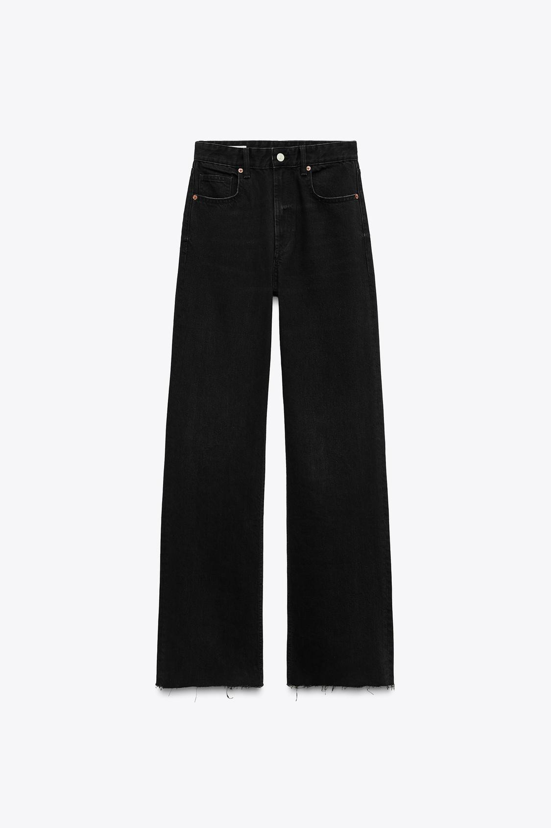 CALÇAS DE GANGA WIDE LEG CINTURA SUBIDA