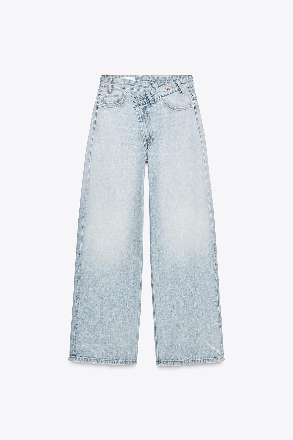 JEANS WIDE LEG CINTURA CRUZADA SUBIDA