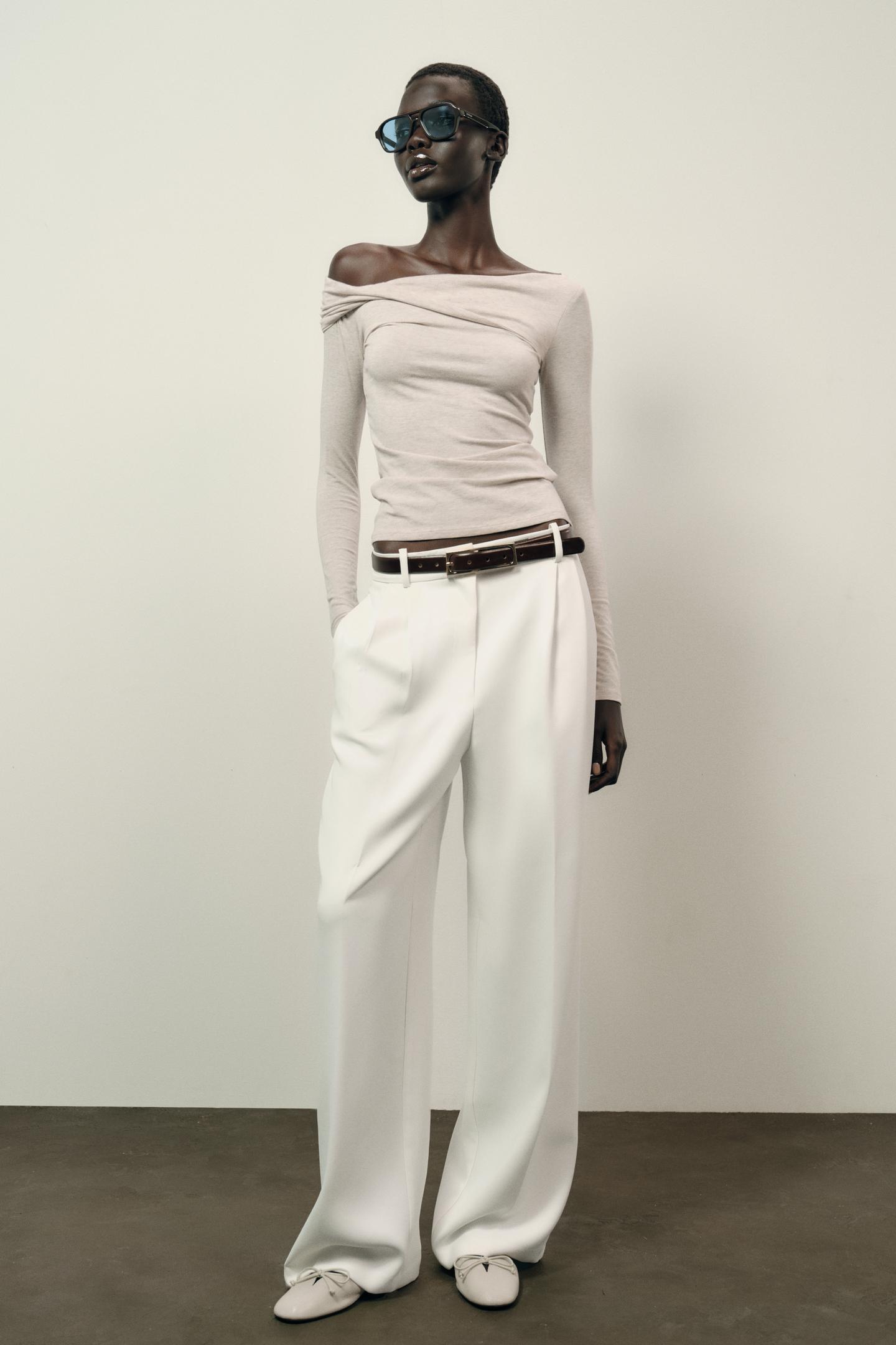 CAMISOLA DECOTE ASSIMÉTRICO