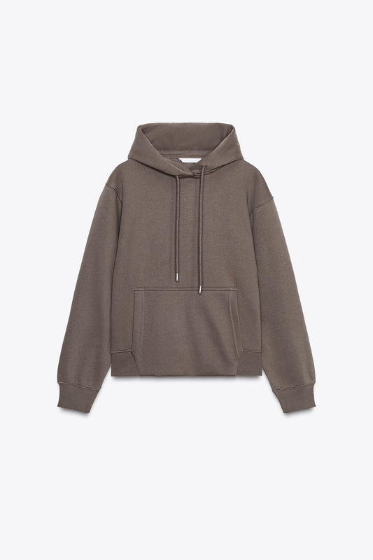 SWEATSHIRT BÁSICA COM CAPUZ