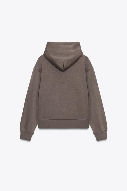 SWEATSHIRT BÁSICA COM CAPUZ
