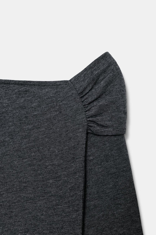 CAMISOLA DECOTE ASSIMÉTRICO