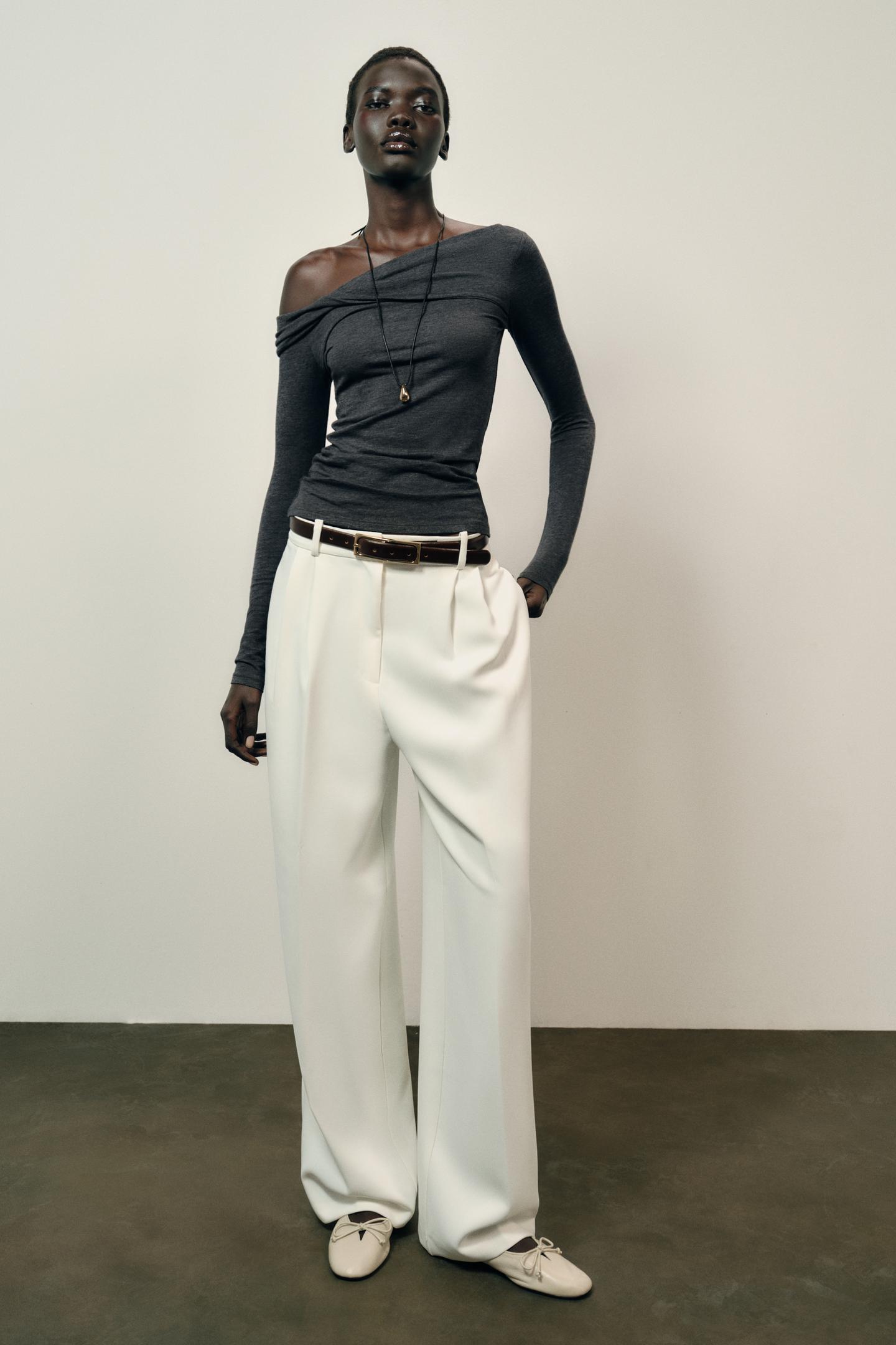 CAMISOLA DECOTE ASSIMÉTRICO