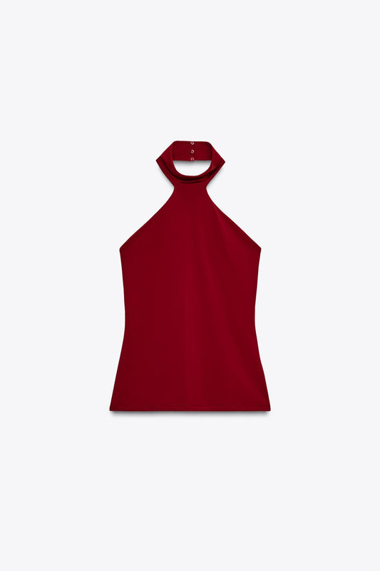 TOP HALTER POLIAMIDA
