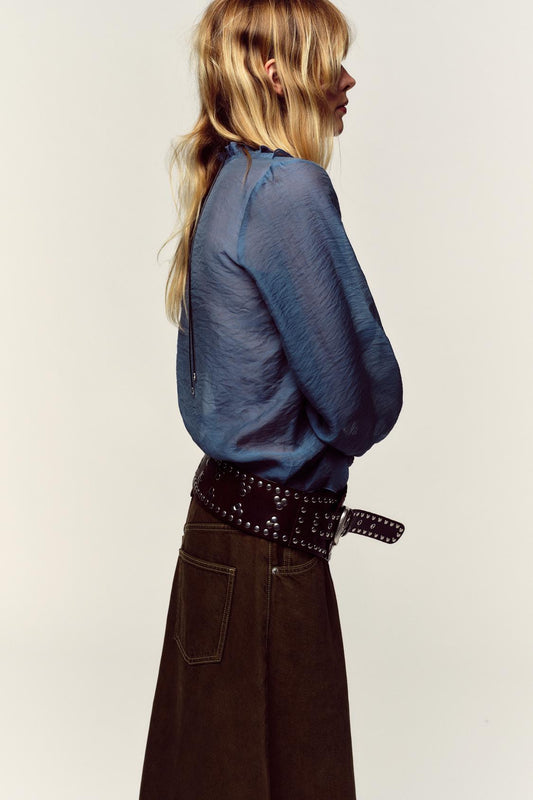 BLUSA FOLHOS