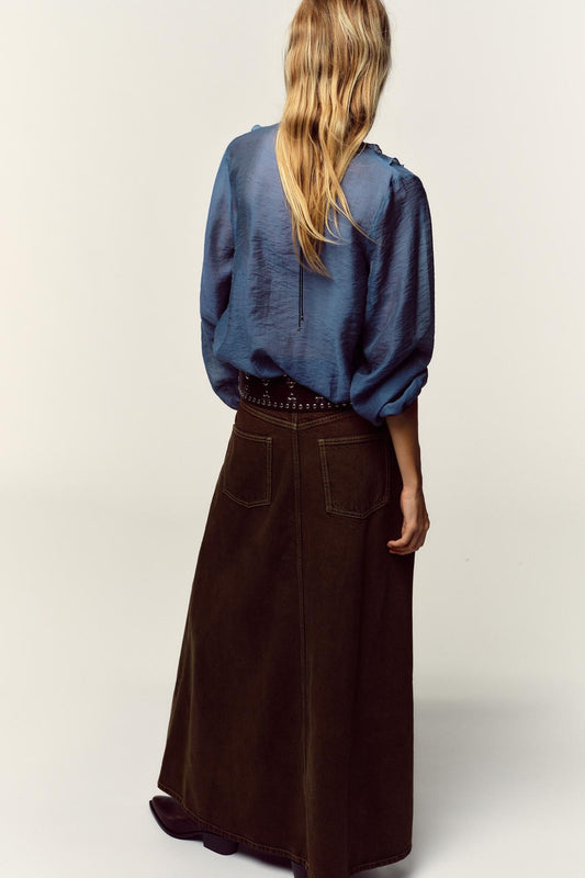 BLUSA FOLHOS