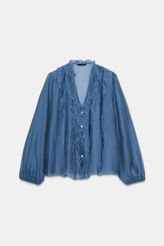 BLUSA FOLHOS