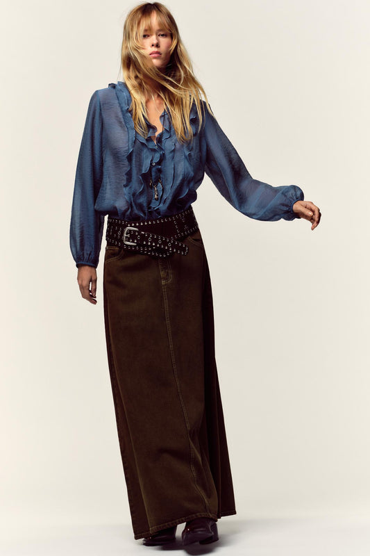 BLUSA FOLHOS