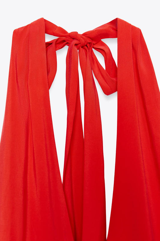 VESTIDO MIDI HALTER