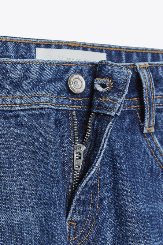 JEANS WIDE LEG CINTURA BAIXA COM CINTO
