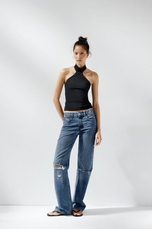 TOP HALTER POLIAMIDA