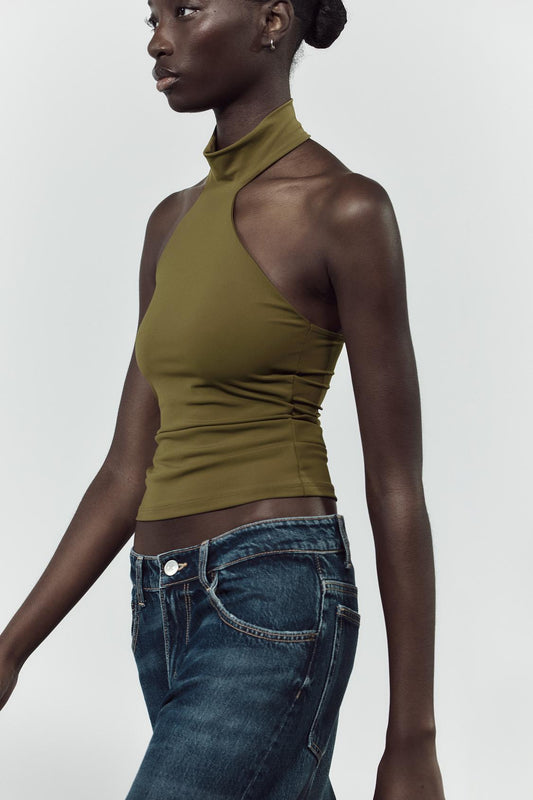TOP HALTER POLIAMIDA