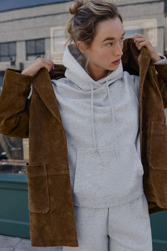 SWEATSHIRT BÁSICA COM CAPUZ