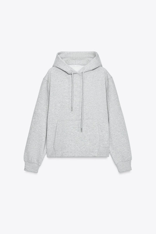 SWEATSHIRT BÁSICA COM CAPUZ
