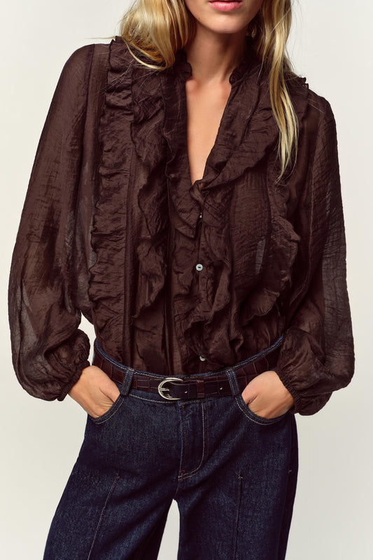 BLUSA FOLHOS