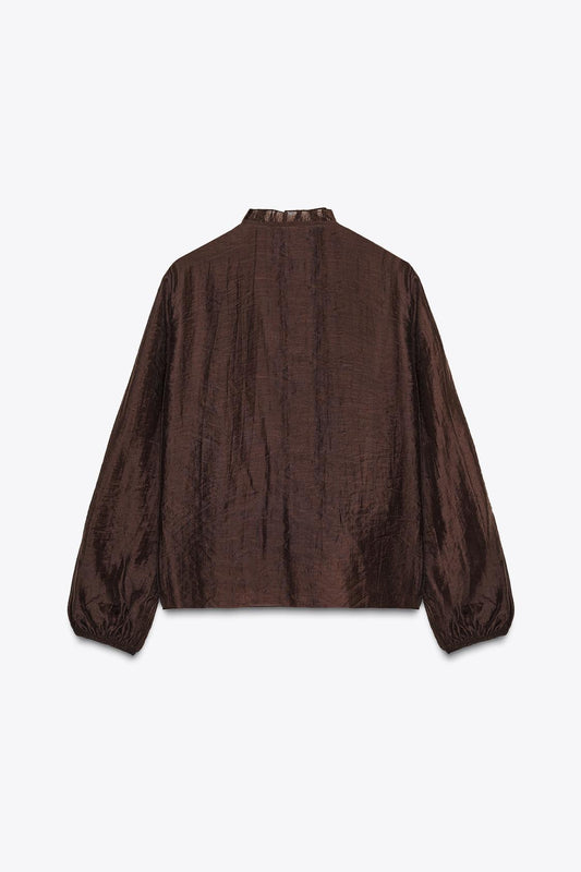 BLUSA FOLHOS